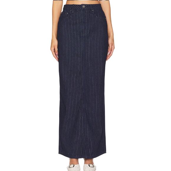 AFRM Amiri Skirt in Dark Wash Size 27/4 - Picture 1 of 5